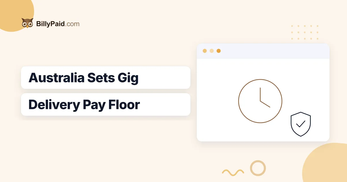 Australia's New Minimum Standards for Gig Delivery Workers Start August 17: What's Covered and What Isn't