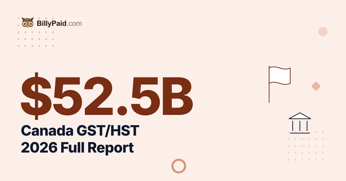 Canada GST/HST $52.5 Billion [2026 Full Report]