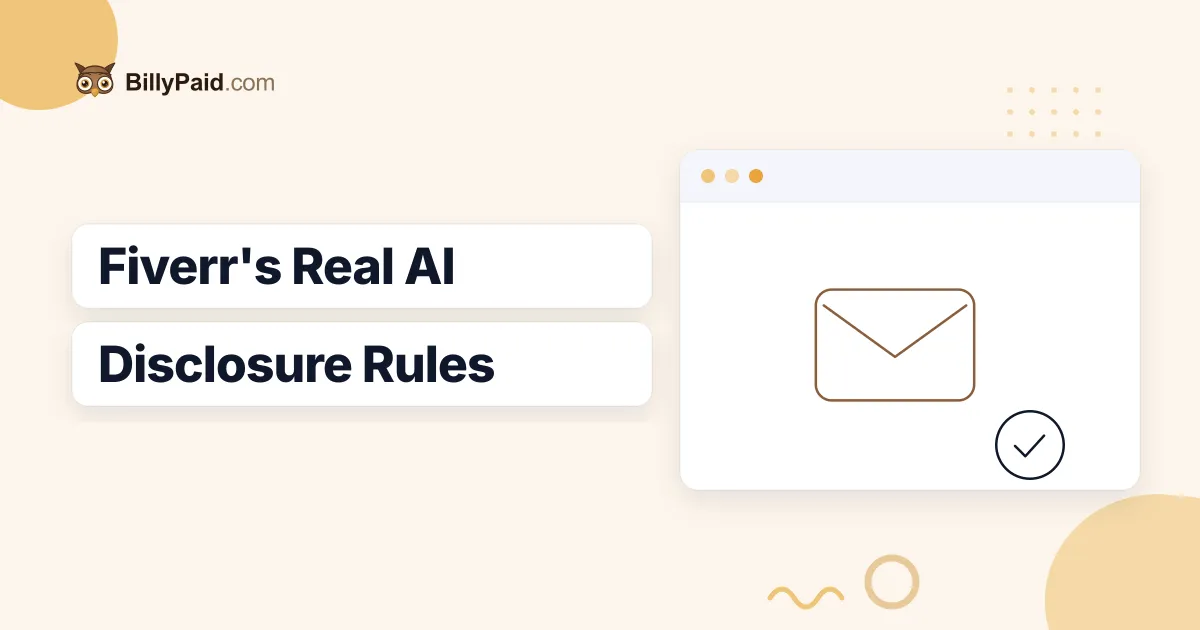 Fiverr's Real AI Disclosure Rules: What You Actually Have to Say (and When)