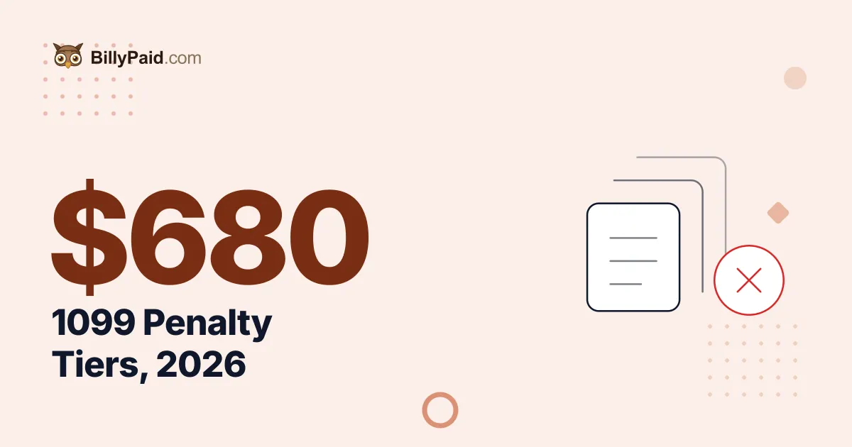 Missing a 1099 in 2026 Now Costs Up to $680 Per Form