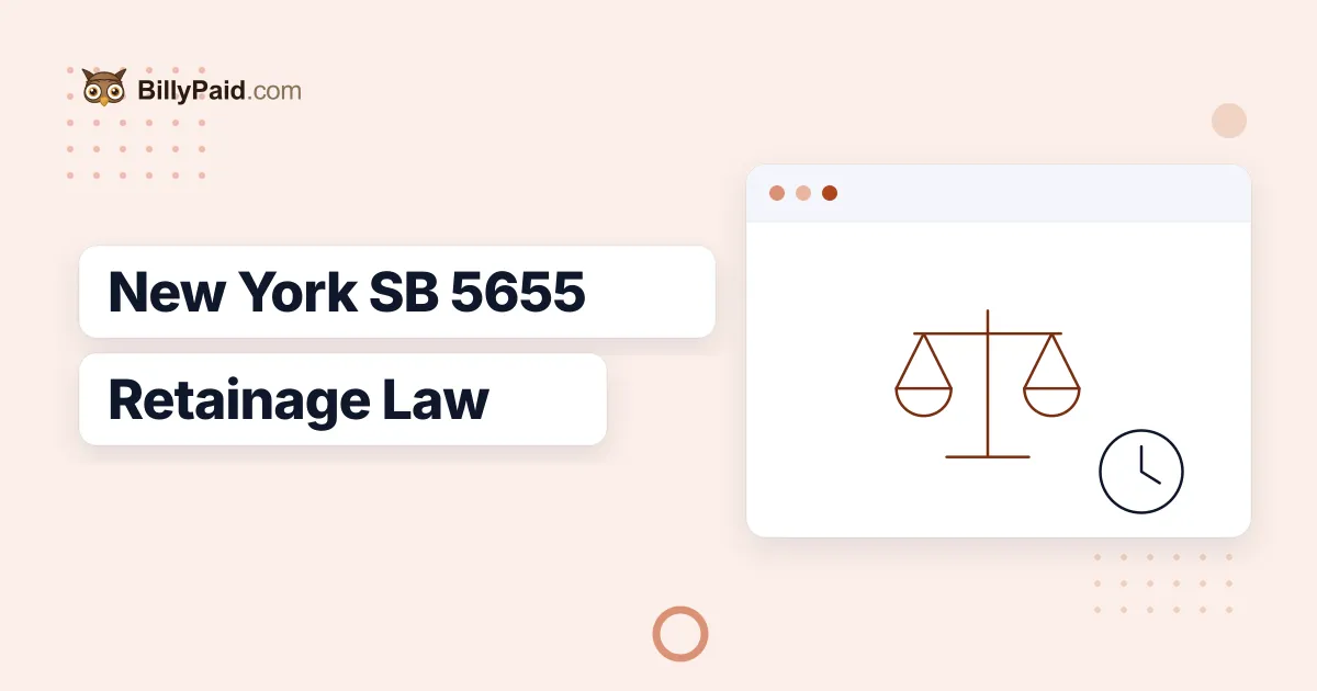 New York Closes the Retainage Loophole: What SB 5655 Means for Your Progress Payments
