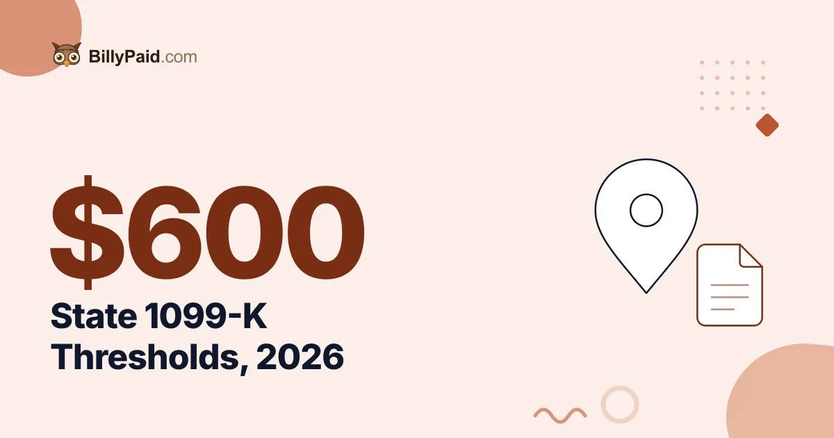 Your State's 1099-K Threshold May Still Be $600, Even Though the Federal One Is $20,000